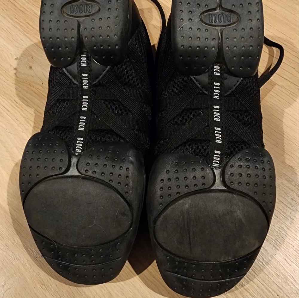Bloch Black Kids Slip-On Dance Sneakers